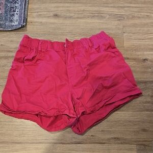 Women's Red Shorts